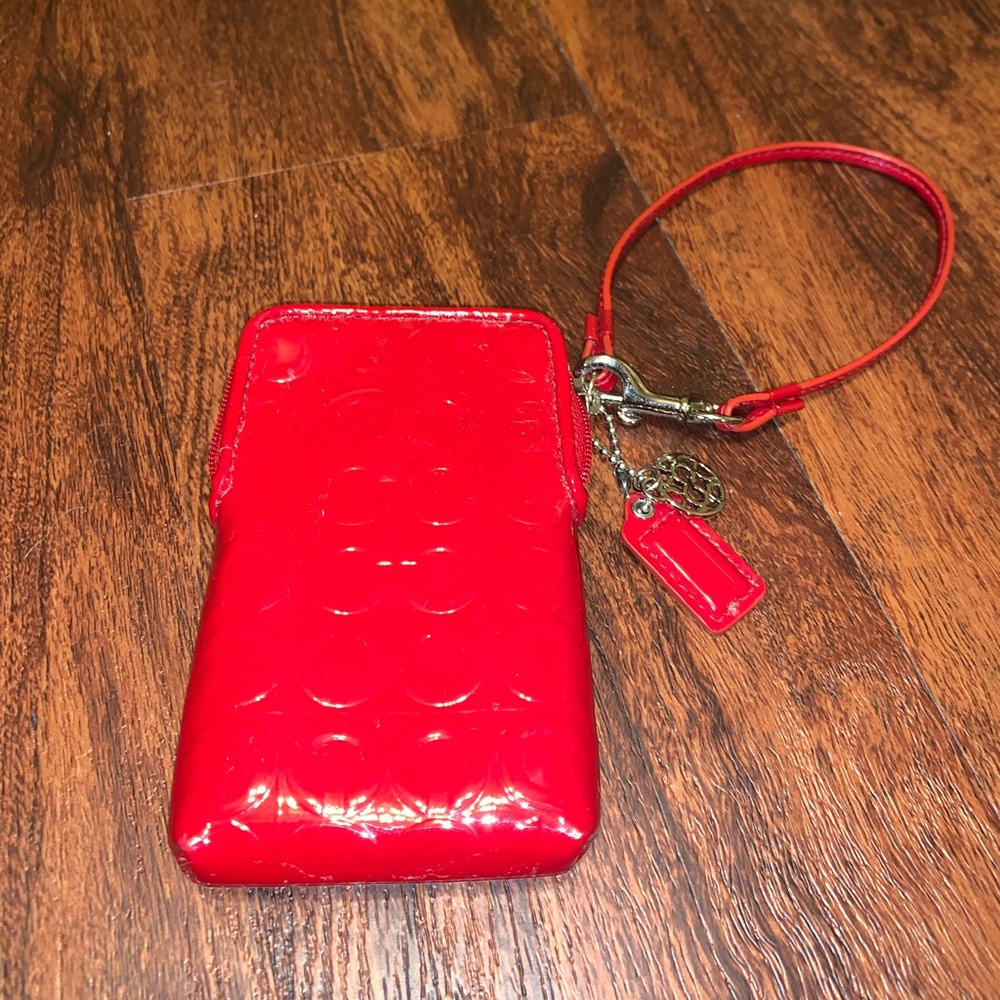 Coach Phone Wristlet